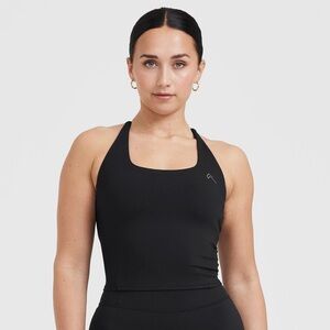 Oner Active TIMELESS SQUARE NECK MID TANK TOP - Black